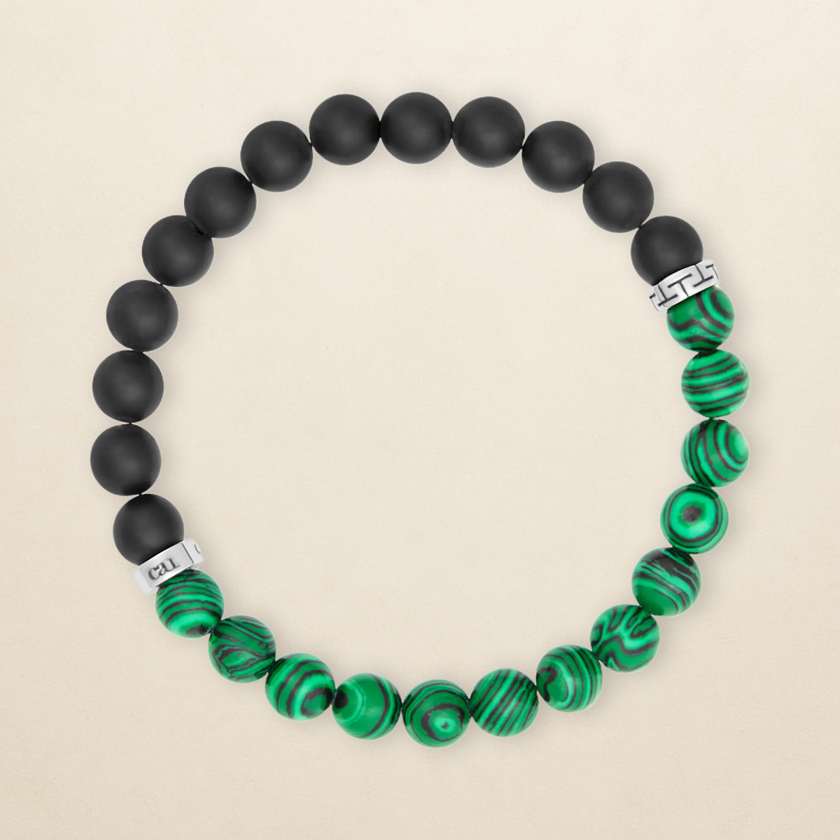 Cai Strech-Armband - Malachit