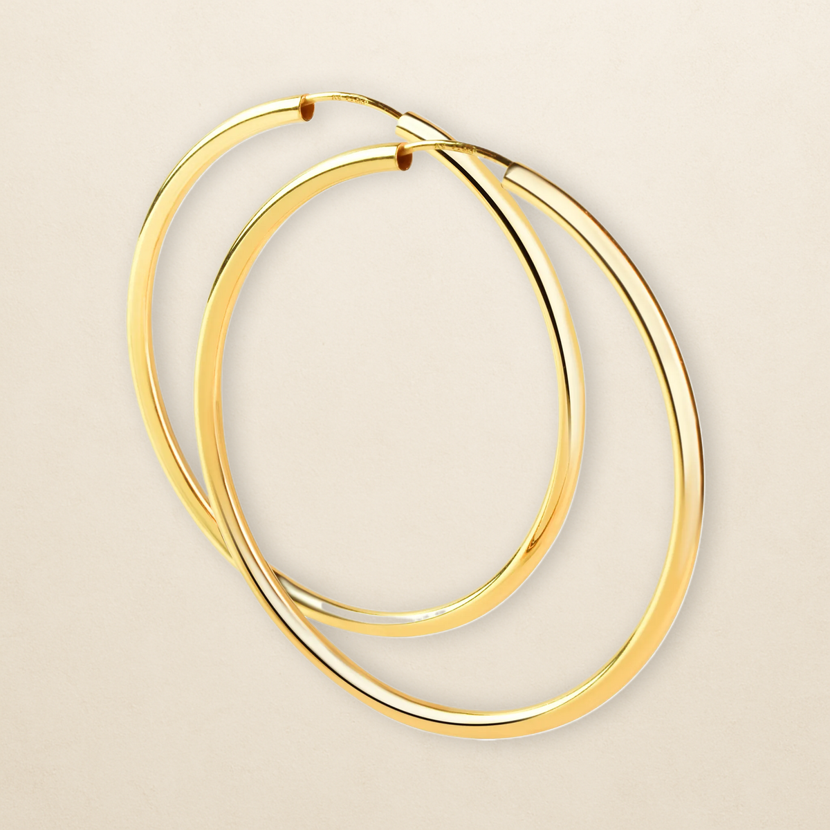 Céleste Creolen – in 925er Silber