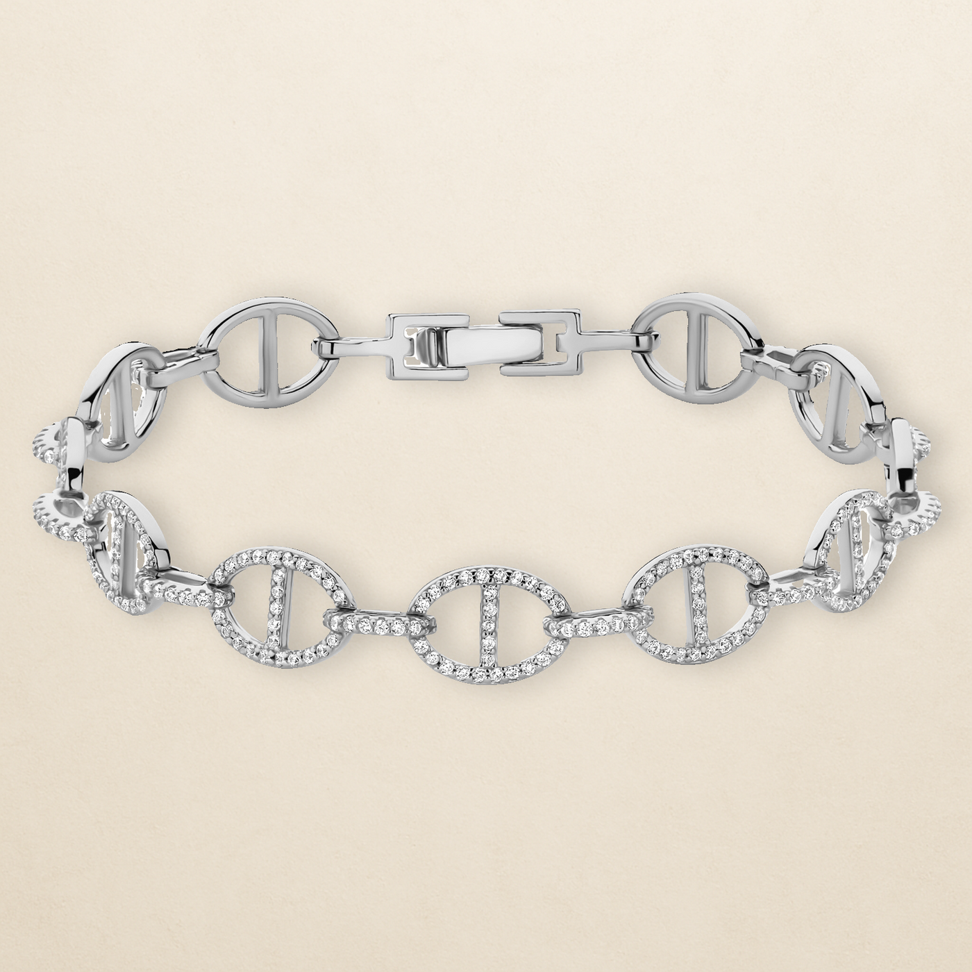 Clairette Zirkonia-Armband – in 925er Silber