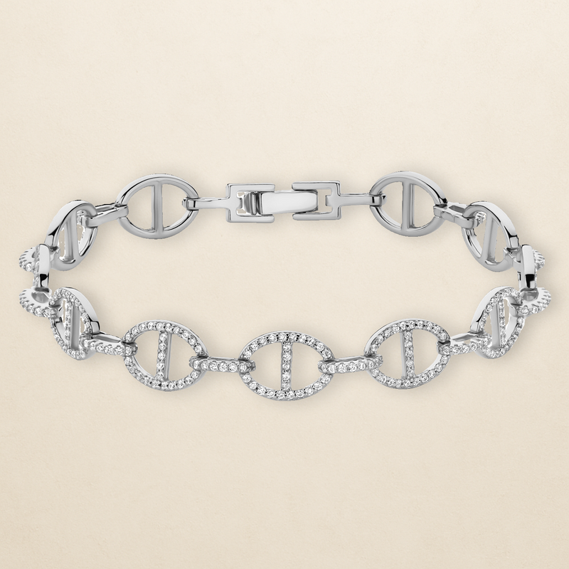 Clairette Zirkonia-Armband – in 925er Silber