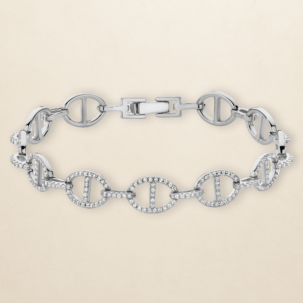 Clairette Zirkonia-Armband – in 925er Silber