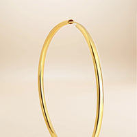 Noelle Creolen – vergoldetes 925er Silber