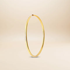 Noelle Creolen – vergoldetes 925er Silber