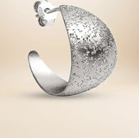 Éliane Bold Ohrringe – 925 Sterling Silber rhodiniert