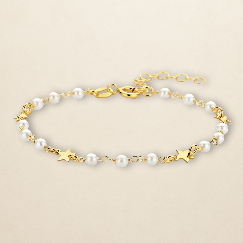 Soline Bracelet – zarte Perle in 925er Silber