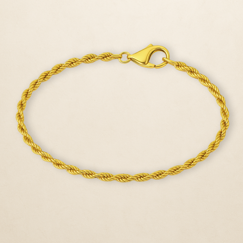 Liora Kordelarmband – in 333er Gold