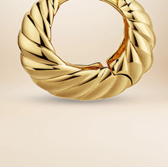 Soline Bold Creolen – 925 Sterling Silber vergoldet