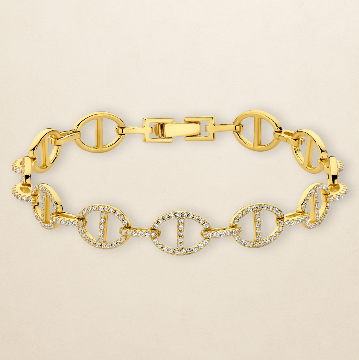 Lumière Bracelet – klarer Zirkonia in 925er Silber