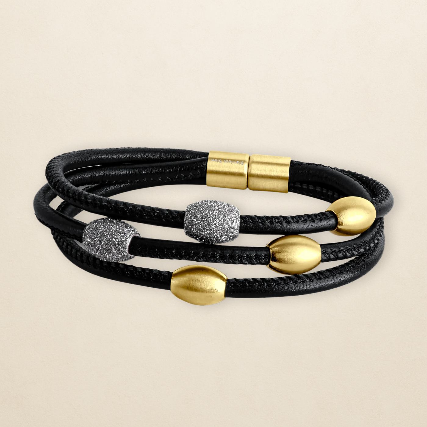 Éliane Bold Bracelet – Edelstahl