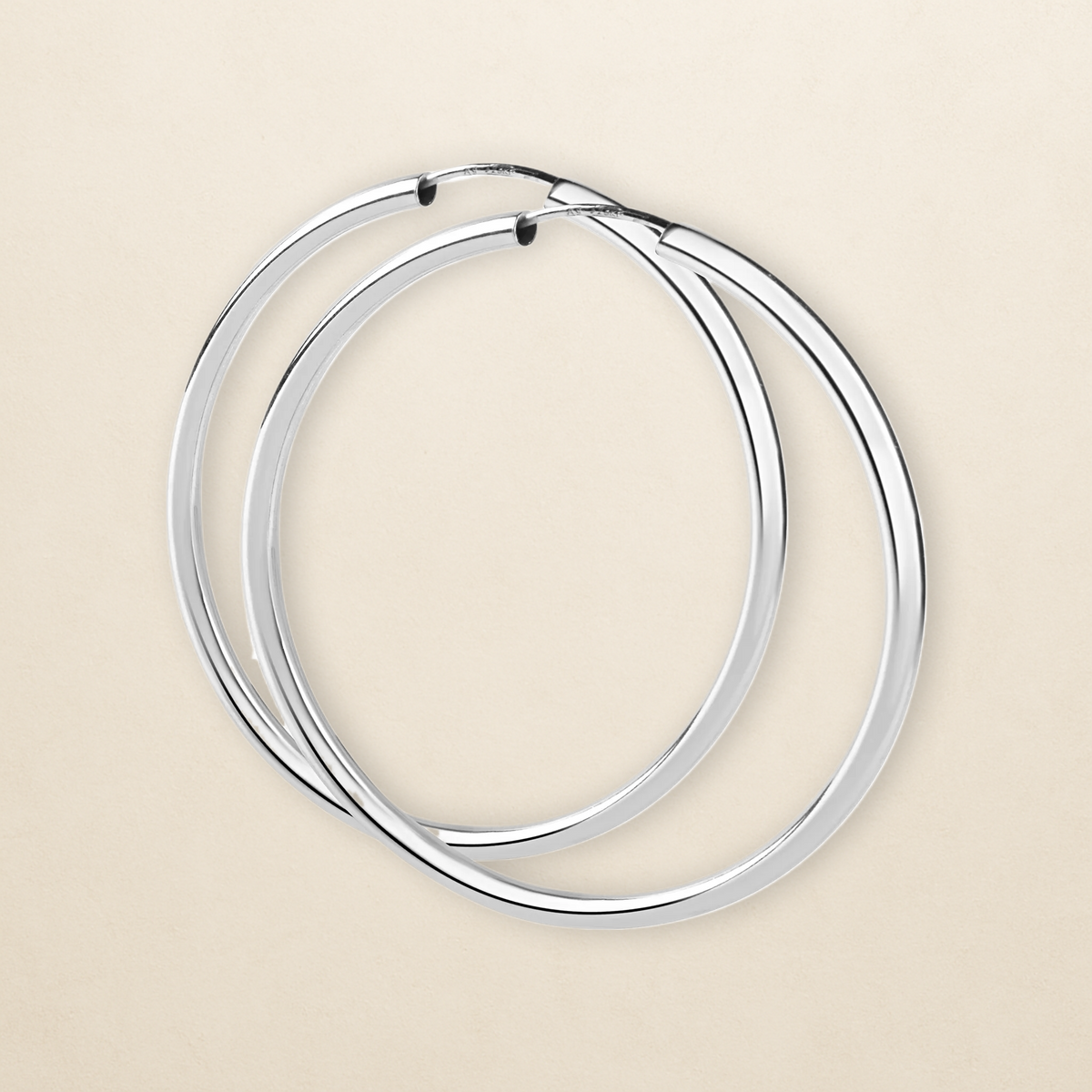 Mira Creolen – in 925er Silber