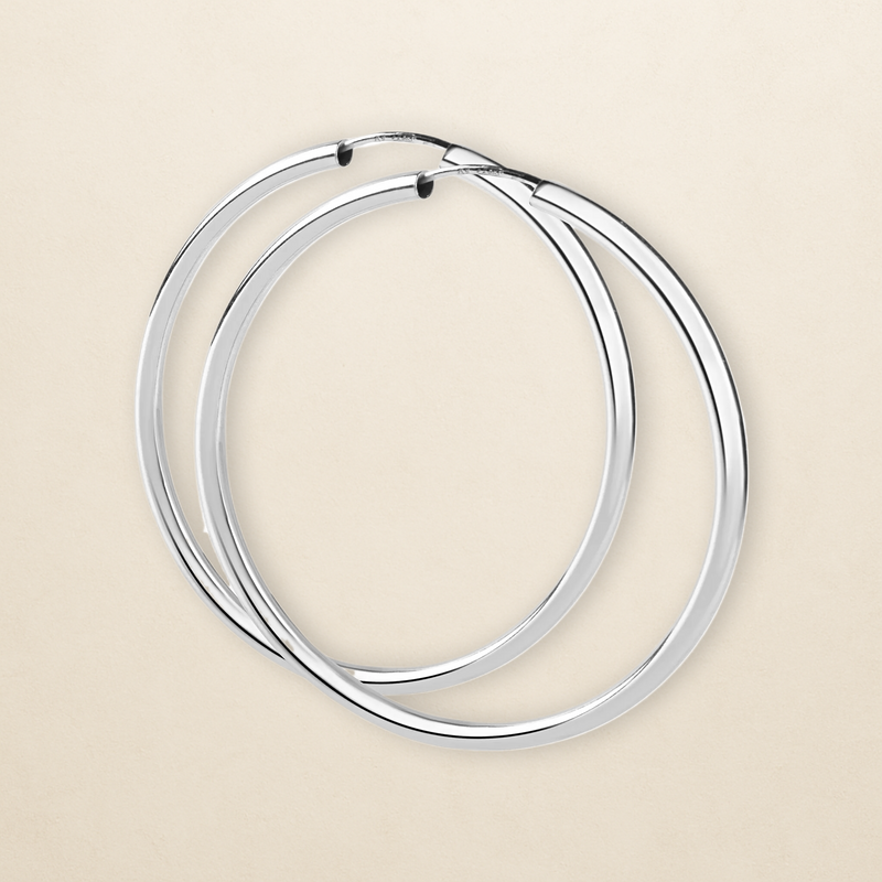 Mira Creolen – in 925er Silber