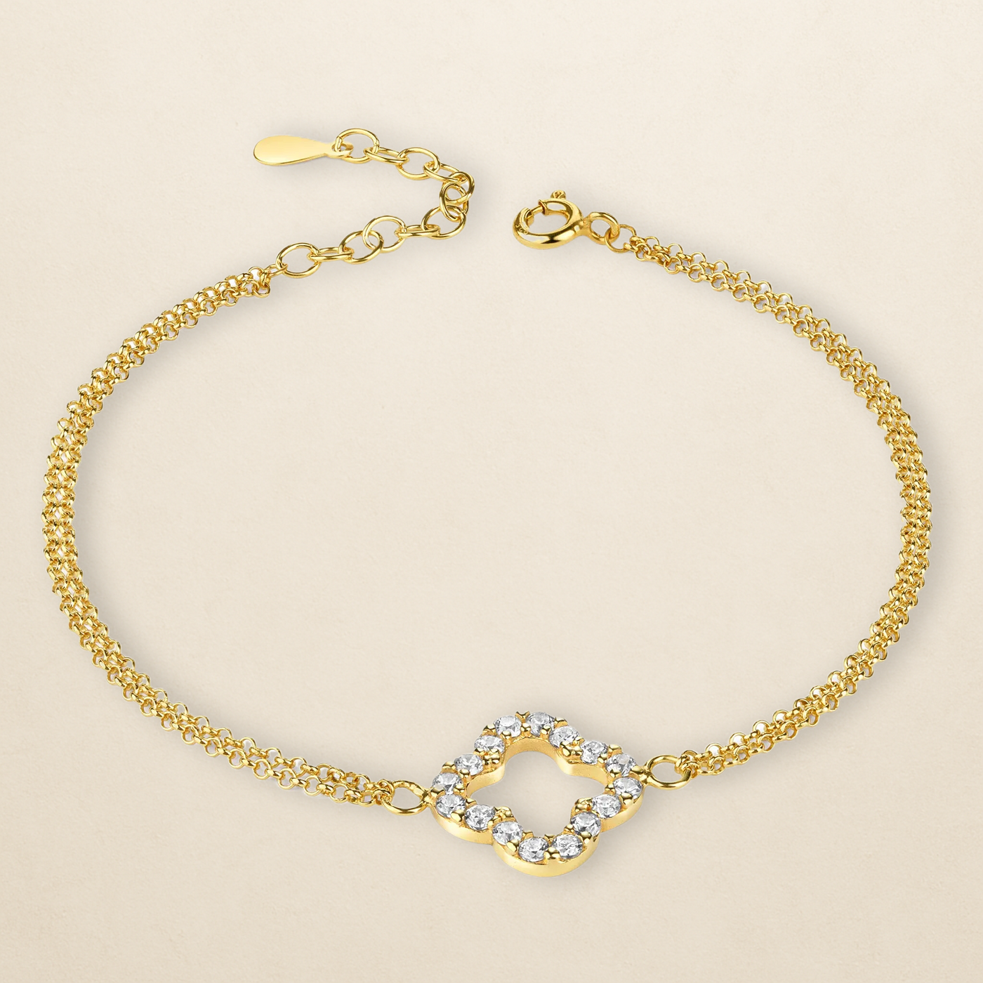 Néa Blossom Bracelet – Zirkonia in 925er Silber
